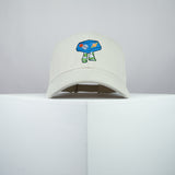 Toy Story Buzz Lightyear Pizza Planet embroidered baseball cap beige / pizza / space / woody / disney / embroidery / patch / dad / hat / cap / clothing // Hatty Hats / iron on patch / dad hat embroidered patch / badge / applique / embroidered / punk patches / trucker hat / snapback / caps / dad hats / baseball hat / mens hat / womens hat / embroidered hat / dad cap / embroidered cap
