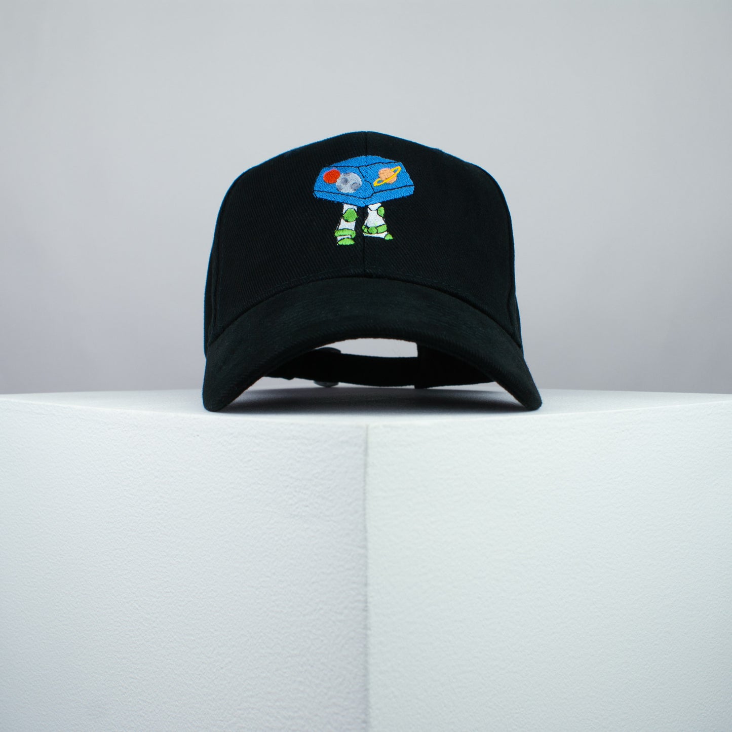 Toy Story Buzz Lightyear Pizza Planet embroidered baseball cap black / pizza / space / woody / disney / embroidery / patch / dad / hat / cap / clothing // Hatty Hats / iron on patch / dad hat embroidered patch / badge / applique / embroidered / punk patches / trucker hat / snapback / caps / dad hats / baseball hat / mens hat / womens hat / embroidered hat / dad cap / embroidered cap