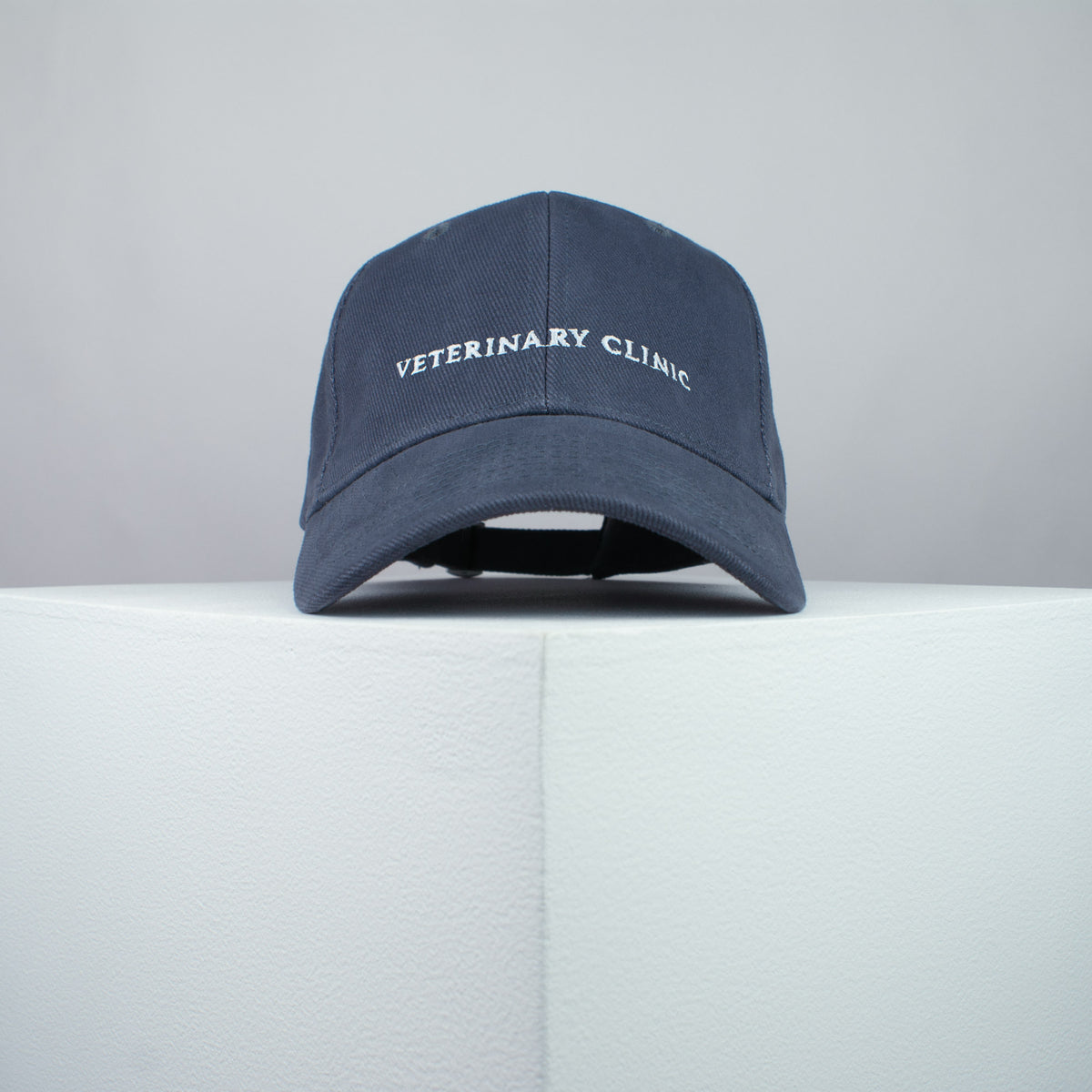 Veterinary Clinic embroidered baseball cap grey / animal / pet / cat / dog / embroidery / patch / hat / dad hat / cap / iron on patch / embroidered patch / badge / applique / embroidered / punk patches / trucker hat / snapback / caps / dad hats / baseball hat / mens hat / womens hat / embroidered hat / dad cap / embroidered cap