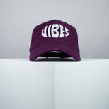 Vibes embroidered baseball cap burgundy / meme / good / festival / hippie / embroidery / patch / hat / dad hat / cap / iron on patch / embroidered patch / badge / applique / embroidered / punk patches / trucker hat / snapback / caps / dad hats / baseball hat / mens hat / womens hat / embroidered hat / dad cap / embroidered cap