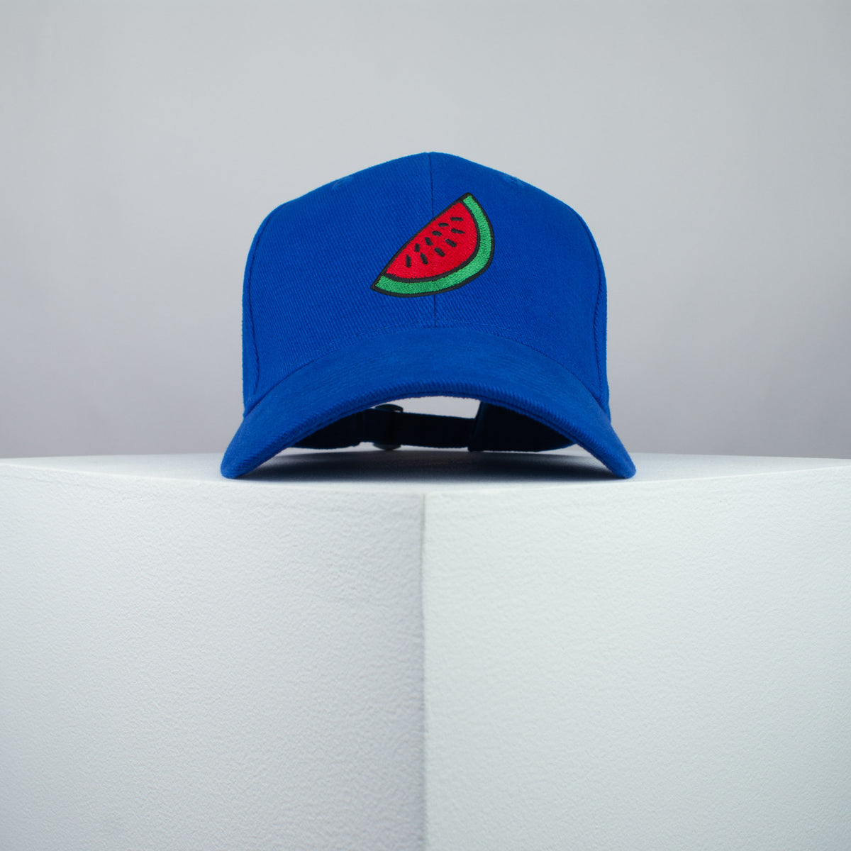 Watermelon embroidered baseball cap blue / melon / summer / fruit / vegan / embroidery / patch / hat / dad hat / cap / iron on patch / embroidered patch / badge / applique / embroidered / punk patches / trucker hat / snapback / caps / dad hats / baseball hat / mens hat / womens hat / embroidered hat / dad cap / embroidered cap