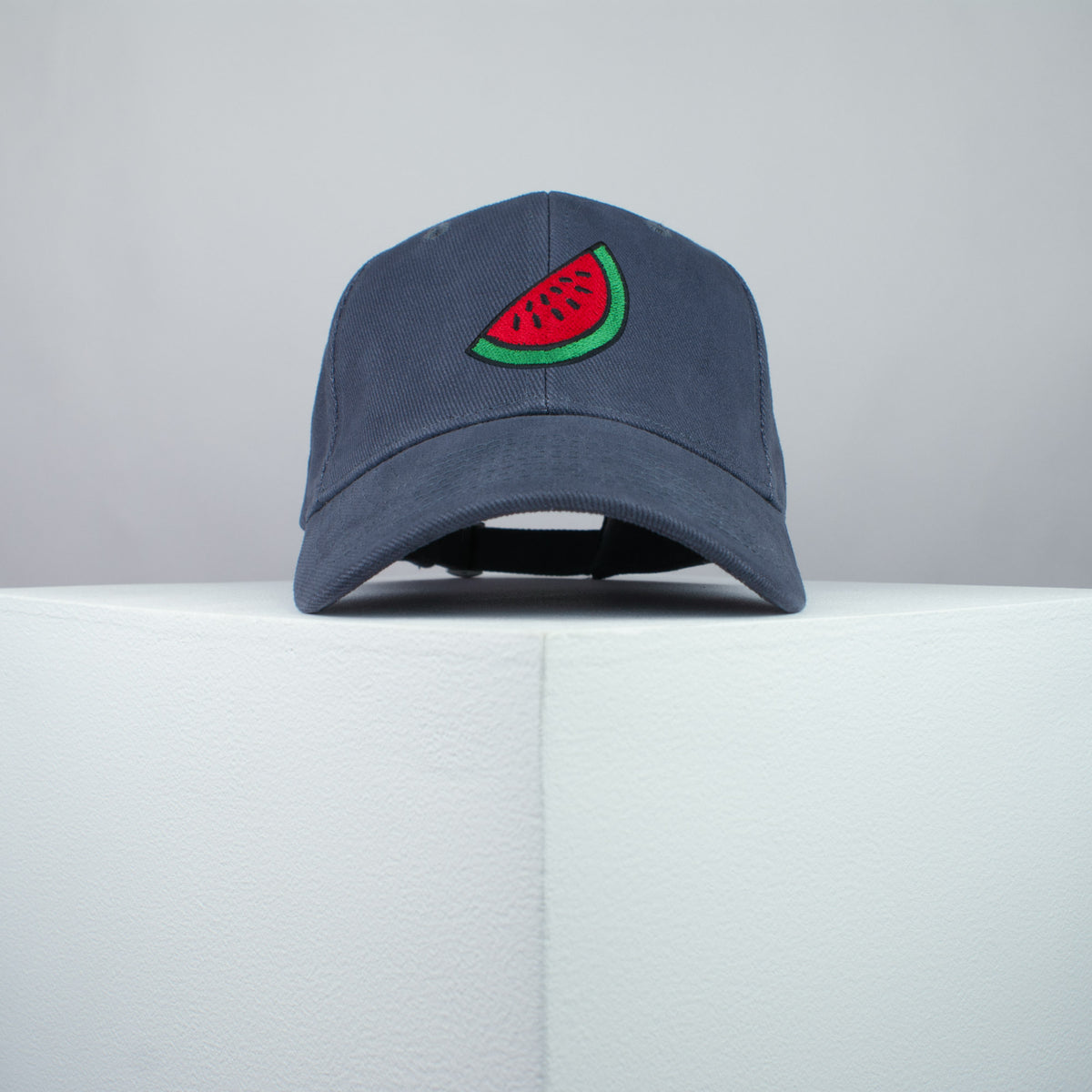 Watermelon embroidered baseball cap grey / melon / summer / fruit / vegan / embroidery / patch / hat / dad hat / cap / iron on patch / embroidered patch / badge / applique / embroidered / punk patches / trucker hat / snapback / caps / dad hats / baseball hat / mens hat / womens hat / embroidered hat / dad cap / embroidered cap