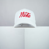 Woke / Coke embroidered baseball cap white / brand twisters / feminist / feminism / food / girl power / Coca Cola / embroidery / patch / dad / hat / cap / clothing // Hatty Hats / iron on patch / dad hat embroidered patch / badge / applique / embroidered / punk patches / trucker hat / snapback / caps / dad hats / baseball hat / mens hat / womens hat / embroidered hat / dad cap / embroidered cap