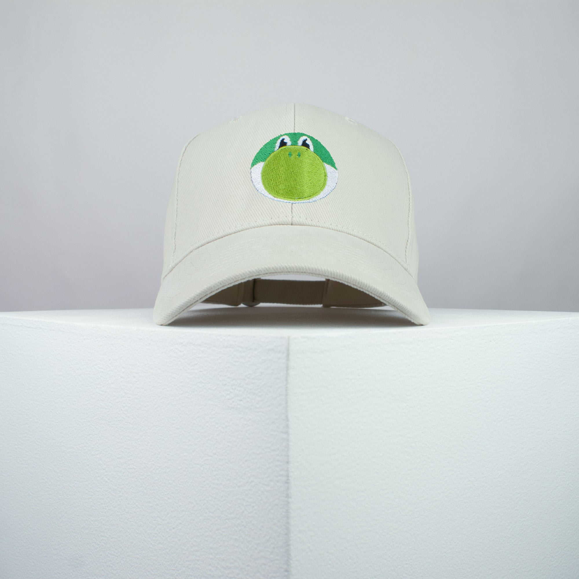 Super Mario Yoshi embroidered baseball cap beige / mario / nintendo / gamer / gaming / embroidery / patch / hat / dad hat / cap / iron on patch / embroidered patch / badge / applique / embroidered / punk patches / trucker hat / snapback / caps / dad hats / baseball hat / mens hat / womens hat / embroidered hat / dad cap / embroidered cap