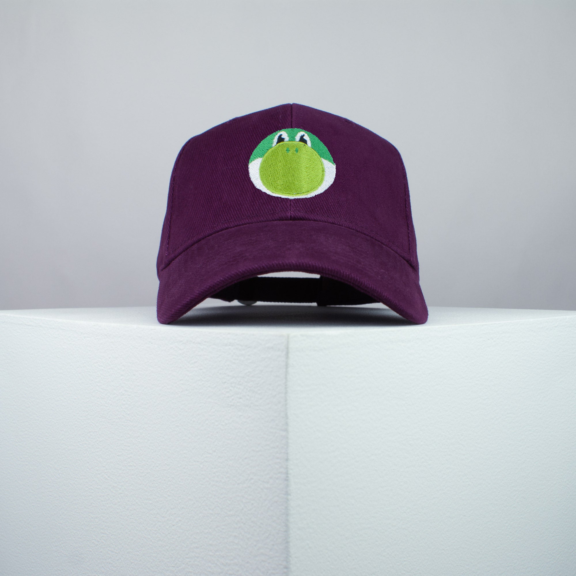 Super Mario Yoshi embroidered baseball cap burgundy / mario / nintendo / gamer / gaming / embroidery / patch / hat / dad hat / cap / iron on patch / embroidered patch / badge / applique / embroidered / punk patches / trucker hat / snapback / caps / dad hats / baseball hat / mens hat / womens hat / embroidered hat / dad cap / embroidered cap