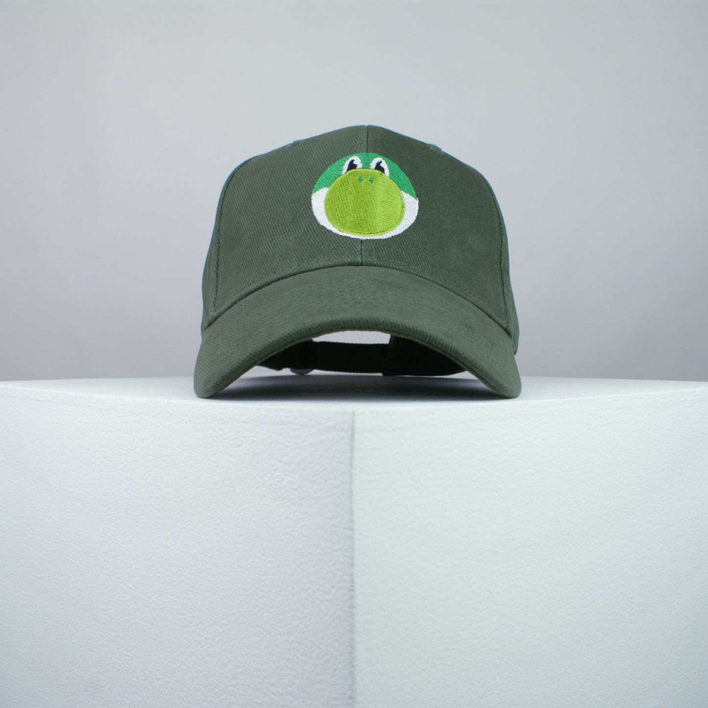 Super Mario Yoshi embroidered baseball cap olive green / mario / nintendo / gamer / gaming / embroidery / patch / hat / dad hat / cap / iron on patch / embroidered patch / badge / applique / embroidered / punk patches / trucker hat / snapback / caps / dad hats / baseball hat / mens hat / womens hat / embroidered hat / dad cap / embroidered cap