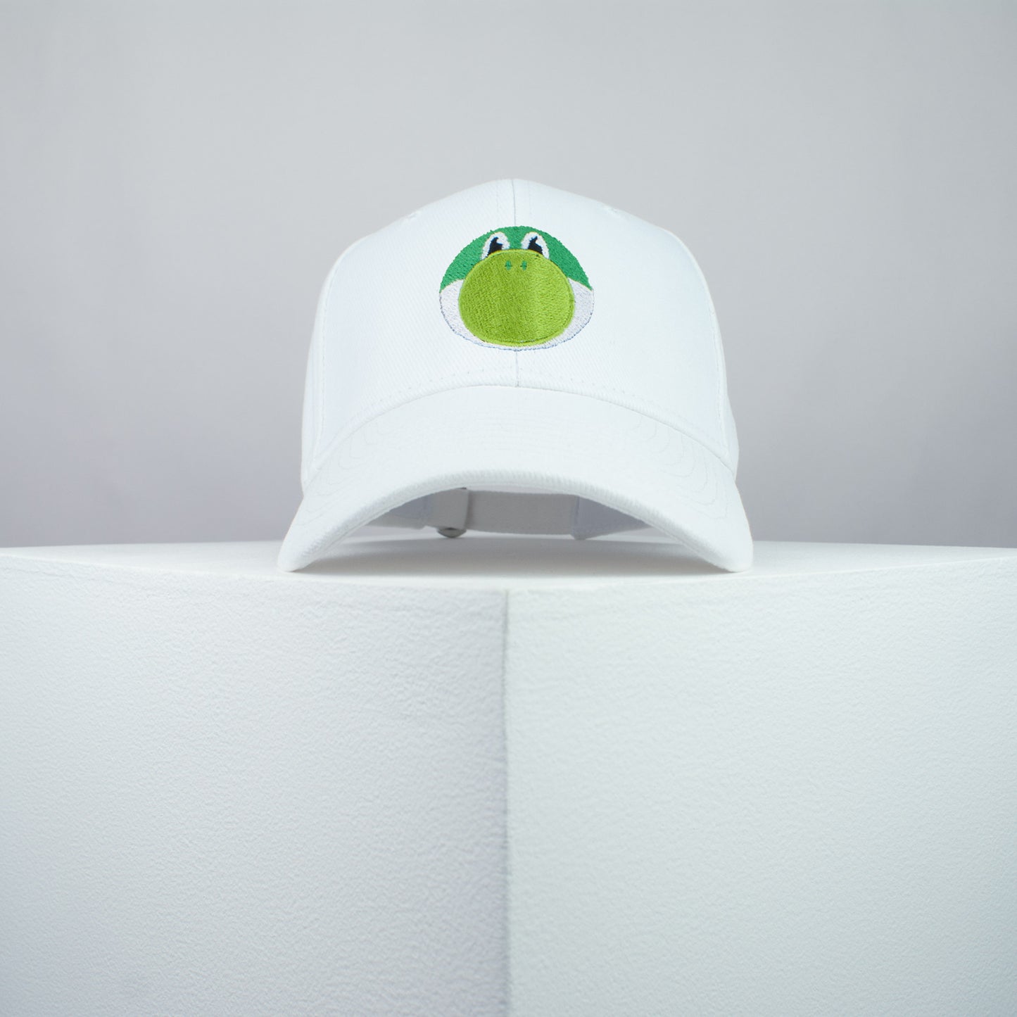 Super Mario Yoshi embroidered baseball cap white / mario / nintendo / gamer / gaming / embroidery / patch / hat / dad hat / cap / iron on patch / embroidered patch / badge / applique / embroidered / punk patches / trucker hat / snapback / caps / dad hats / baseball hat / mens hat / womens hat / embroidered hat / dad cap / embroidered cap