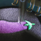 Eggplant Iron on Patch