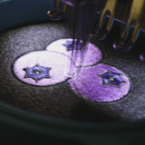 Blueberry Iron on Patch