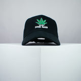100% Plant based embroidered baseball cap black / weed / marijuana / cannabis / hemp / embroidery / patch / dad / hat / cap / clothing // Hatty Hats / iron on patch / dad hat embroidered patch / badge / applique / embroidered / punk patches / trucker hat / snapback / caps / dad hats / baseball hat / mens hat / womens hat / embroidered hat / dad cap / embroidered cap