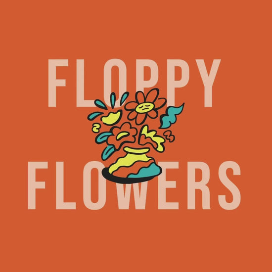 Floppy Flowers embroidered baseball cap (8 hat colours) / happy hippie / boho / bohemian / floral / embroidery / patch / hat / dad hat / cap / iron on patch / embroidered patch / badge / applique / embroidered / punk patches / trucker hat / snapback / caps / dad hats / baseball hat / mens hat / womens hat / embroidered hat / dad cap / embroidered cap 10