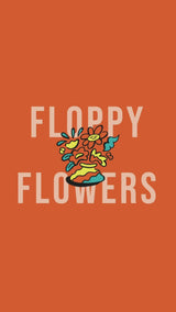 Floppy Flowers embroidered baseball cap (8 hat colours) / happy hippie / boho / bohemian / floral / embroidery / patch / hat / dad hat / cap / iron on patch / embroidered patch / badge / applique / embroidered / punk patches / trucker hat / snapback / caps / dad hats / baseball hat / mens hat / womens hat / embroidered hat / dad cap / embroidered cap 10