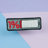 1% Battery iron on patch / iPhone / patches / phone / embroidery / patch / enamel pin / pin / embroidered patch / back patch / patches for jackets / badge / applique / embroidered / feminist patch / punk patches / iron on patches / punk patch / band patches / backpatch / patches iron on / appliques / sew on patch / jacket patch
