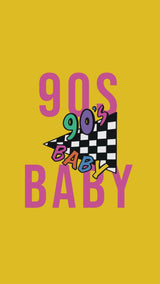 90s Baby embroidered baseball cap (8 hat colours) / 90s / retro / vintage / rainbow / embroidery / patch / hat / dad hat / cap / iron on patch / embroidered patch / badge / applique / embroidered / punk patches / trucker hat / snapback / caps / dad hats / baseball hat / mens hat / womens hat / embroidered hat / dad cap / embroidered cap 10