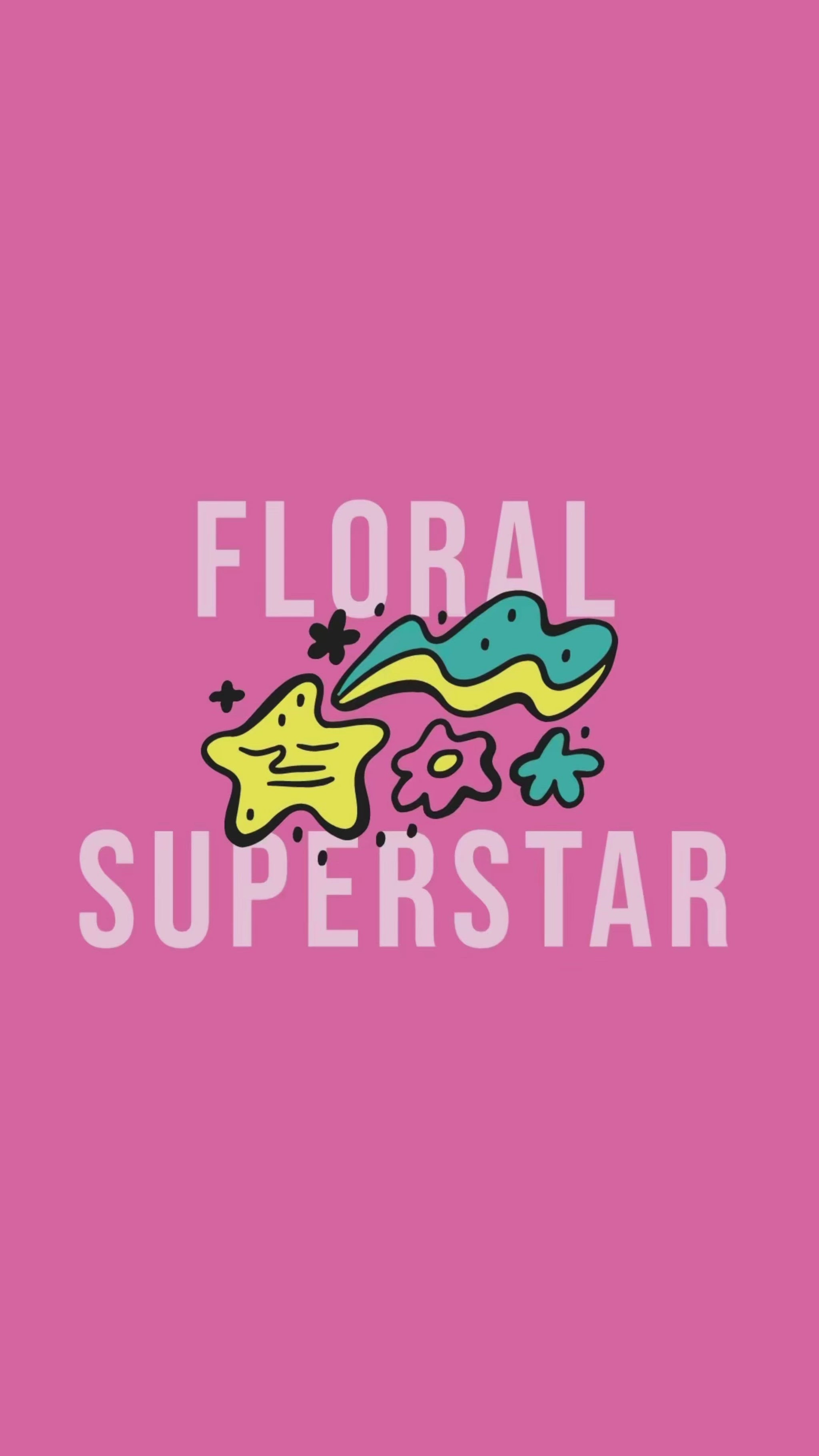 Floral Superstar embroidered baseball cap (8 hat colours) / happy hippie / boho / bohemian / star / embroidery / patch / hat / dad hat / cap / iron on patch / embroidered patch / badge / applique / embroidered / punk patches / trucker hat / snapback / caps / dad hats / baseball hat / mens hat / womens hat / embroidered hat / dad cap / embroidered cap 10
