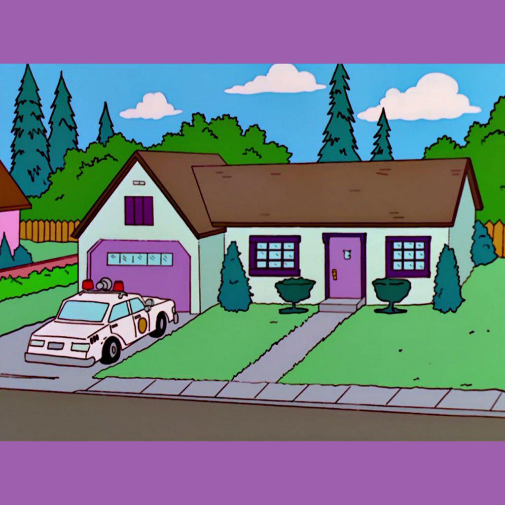 732 Evergreen Terrace (Wiggum House - The Simpsons) iron on patch / simpsons / patches / the simpsons / embroidery / patch / enamel pin / pin / embroidered patch / back patch / patches for jackets / badge /// applique / embroidered / feminist patch / punk patches / iron on patches / punk patch / band patches / backpatch / patches iron on / appliques / sew on patch / jacket patch 2