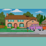 742 Evergreen terrace iron on patch (simpsons house - the simpsons) / simpsons / patches / the simpsons / embroidery / patch / enamel pin / pin / embroidered patch / back patch / patches for jackets / badge / applique / embroidered / feminist patch / punk patches / iron on patches / punk patch / band patches / backpatch / patches iron on / appliques / sew on patch / jacket patch 2