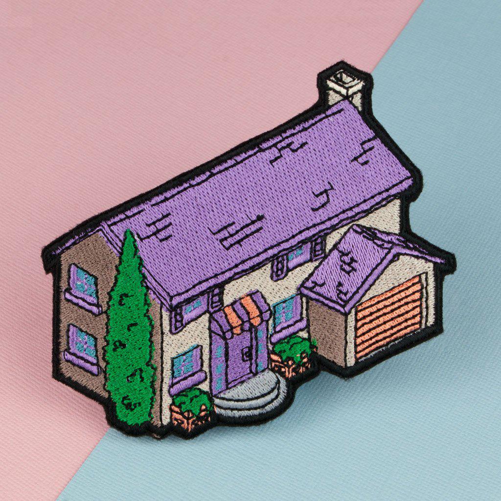 744 Evergreen Terrace (Flanders House - The Simpsons) iron on patch / simpsons / patches / the simpsons / embroidery / patch / enamel pin / pin / embroidered patch / back patch / patches for jackets / badge /// applique / embroidered / feminist patch / punk patches / iron on patches / punk patch / band patches / backpatch / patches iron on / appliques / sew on patch / jacket patch