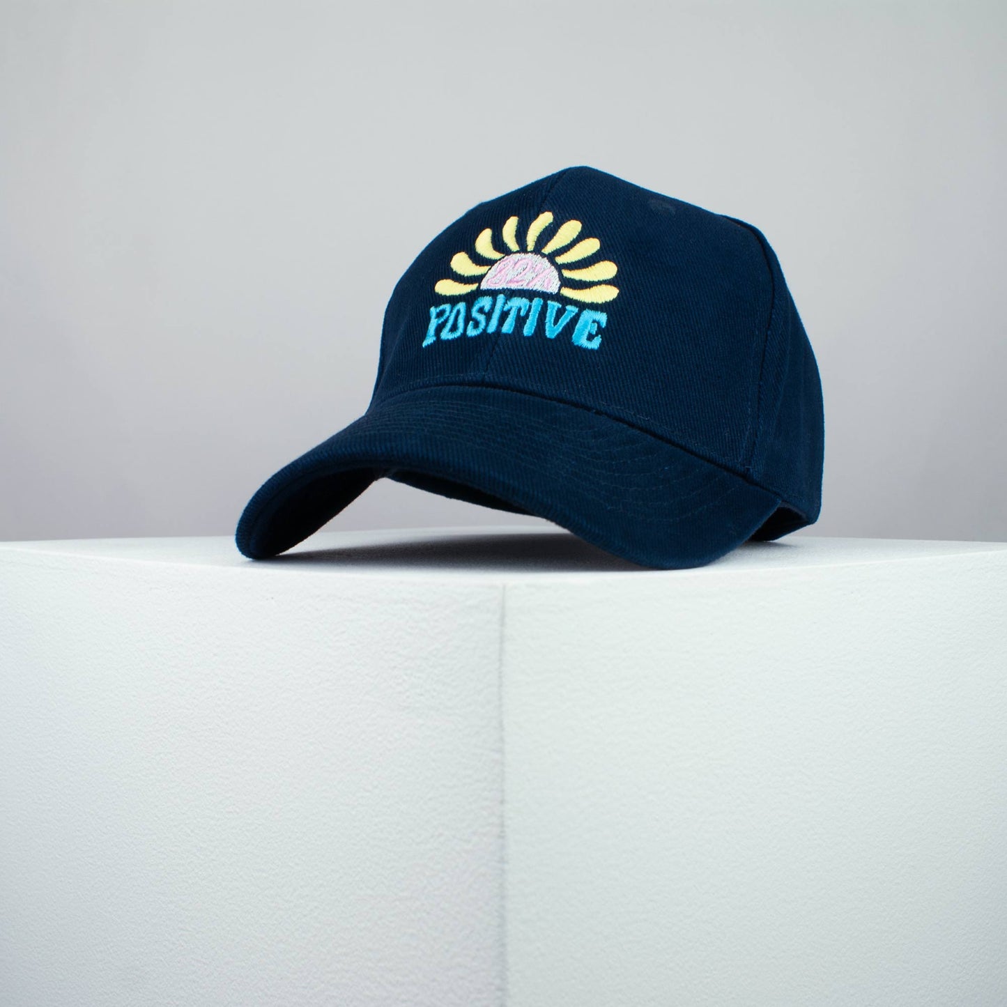 82% Positive embroidered baseball cap (8 hat colours) / yoga / meditation / anxiety / gift for her / embroidery / patch / hat / dad hat / cap / iron on patch / embroidered patch / badge / applique / embroidered / punk patches / trucker hat / snapback / caps / dad hats / baseball hat / mens hat / womens hat / embroidered hat / dad cap / embroidered cap 2