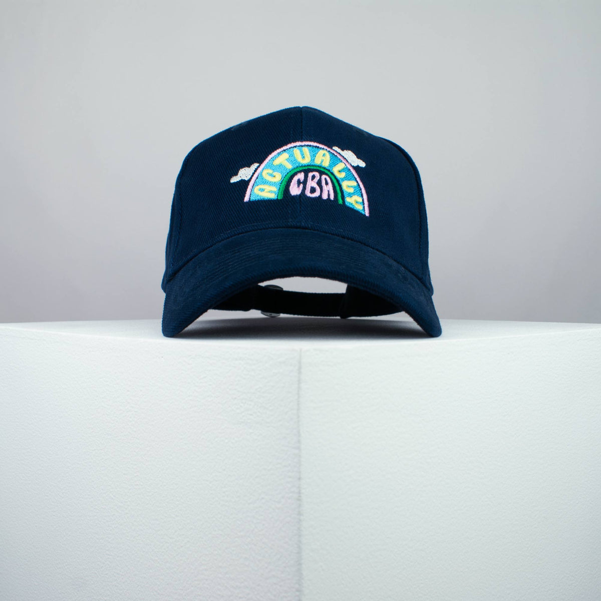 Actually CBA embroidered baseball cap navy / yoga / meditation / anxiety / gift for her / embroidery / patch / hat / dad hat / cap / iron on patch / embroidered patch / badge / applique / embroidered / punk patches / trucker hat / snapback / caps / dad hats / baseball hat / mens hat / womens hat / embroidered hat / dad cap / embroidered cap