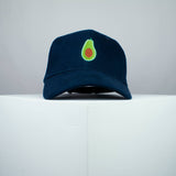 Avocado embroidered baseball cap navy / food / vegan / green / clothing / embroidery / patch / hat / dad hat / cap / iron on patch / embroidered patch / badge / applique / embroidered / punk patches / trucker hat / snapback / caps / dad hats / baseball hat / mens hat / womens hat / embroidered hat / dad cap / embroidered cap