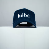 Bebe embroidered baseball cap navy / baby / shower / girl / boy / invite / embroidery / patch / hat / dad hat / cap / iron on patch / embroidered patch / badge / applique / embroidered / punk patches / trucker hat / snapback / caps / dad hats / baseball hat / mens hat / womens hat / embroidered hat / dad cap / embroidered cap