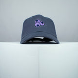 Blueberry embroidered baseball cap grey / vegan / gift / food / embroidery / patch / hat / dad hat / cap / iron on patch / embroidered patch / badge / applique / embroidered / punk patches / trucker hat / snapback / caps / dad hats / baseball hat / mens hat / womens hat / embroidered hat / dad cap / embroidered cap