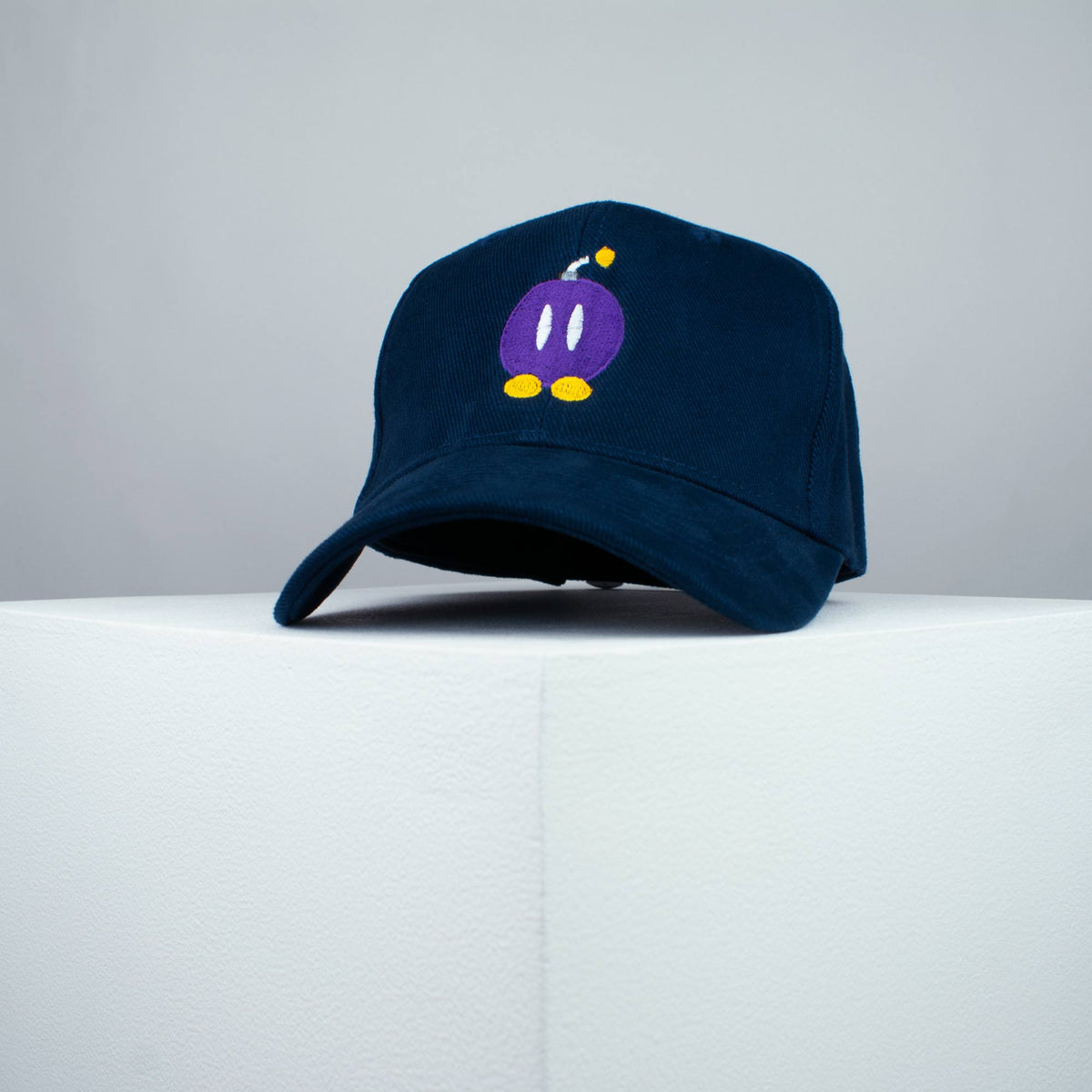 Super Mario Bob-omb embroidered baseball cap (8 hat colours) / mario / nintendo / gamer / gaming / embroidery / patch / hat / dad hat / cap / iron on patch / embroidered patch / badge / applique / embroidered / punk patches / trucker hat / snapback / caps / dad hats / baseball hat / mens hat / womens hat / embroidered hat / dad cap / embroidered cap 2