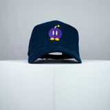 Super Mario Bob-omb embroidered baseball cap navy / mario / nintendo / gamer / gaming / embroidery / patch / hat / dad hat / cap / iron on patch / embroidered patch / badge / applique / embroidered / punk patches / trucker hat / snapback / caps / dad hats / baseball hat / mens hat / womens hat / embroidered hat / dad cap / embroidered cap