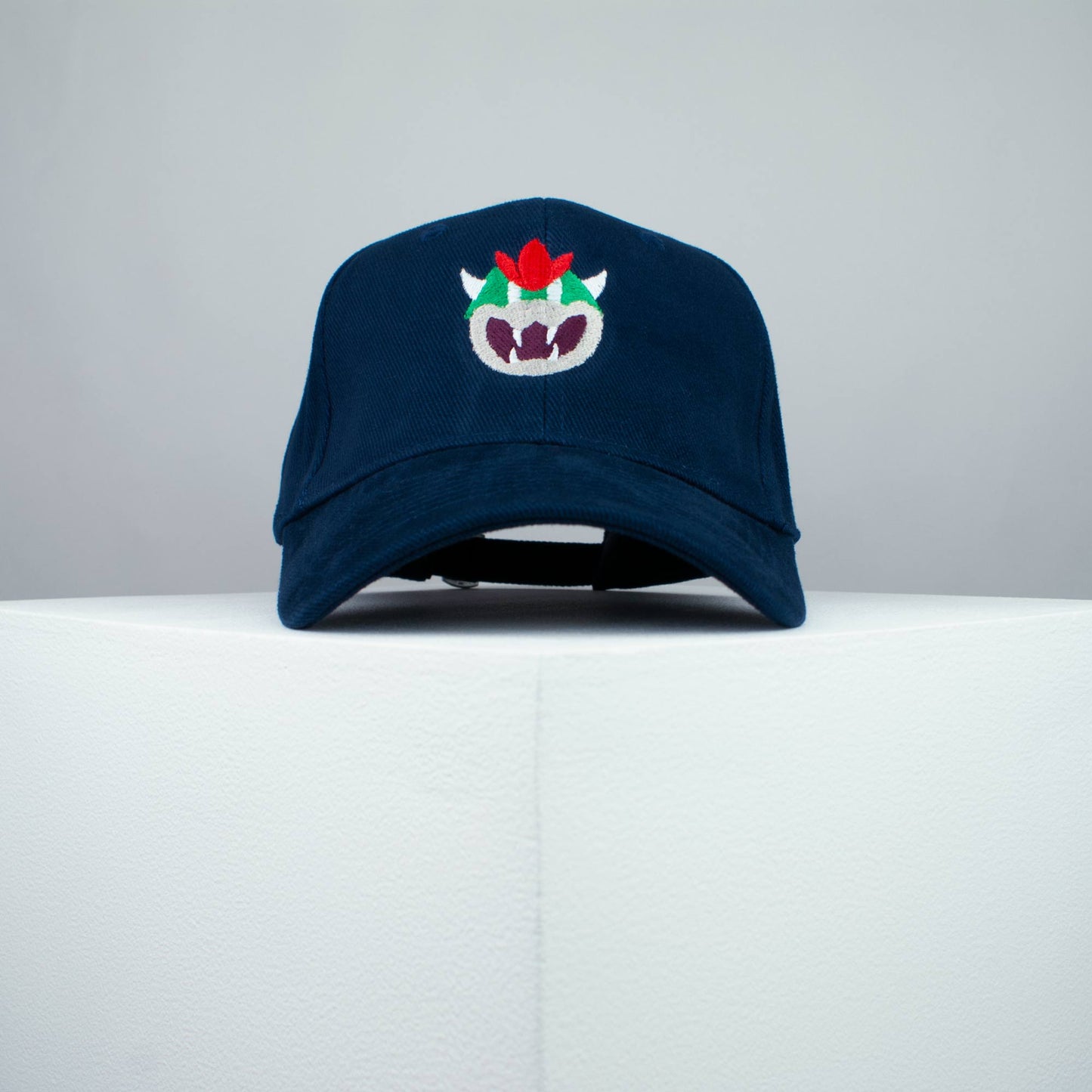 Super Mario Bowser embroidered baseball cap navy / mario / nintendo / gamer / gaming / embroidery / patch / hat / dad hat / cap / iron on patch / embroidered patch / badge / applique / embroidered / punk patches / trucker hat / snapback / caps / dad hats / baseball hat / mens hat / womens hat / embroidered hat / dad cap / embroidered cap