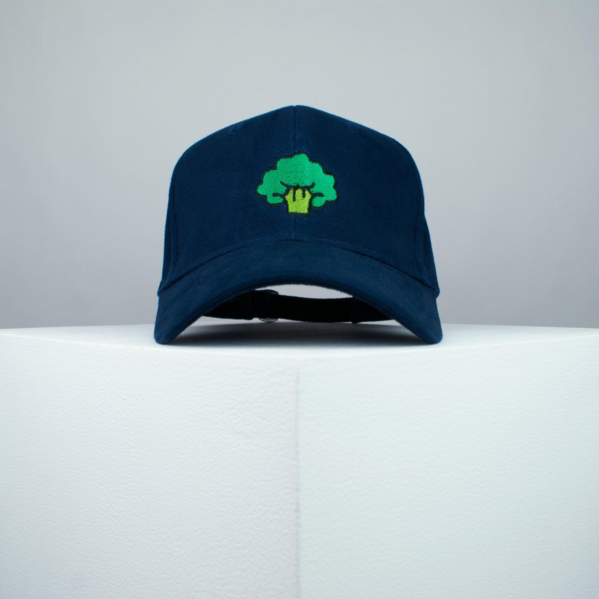 Broccoli embroidered baseball cap navy / vegan / gift / vegan gift / embroidery / patch / hat / dad hat / cap / iron on patch / embroidered patch / badge / applique / embroidered / punk patches / trucker hat / snapback / caps / dad hats / baseball hat / mens hat / womens hat / embroidered hat / dad cap / embroidered cap