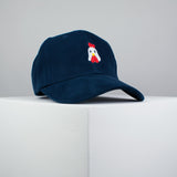 Chicken embroidered baseball cap navy / bird / patches / animal / embroidery / patch / hat / dad hat / cap / iron on patch / embroidered patch / badge / applique / embroidered / punk patches / trucker hat / snapback / caps / dad hats / baseball hat / mens hat / womens hat / embroidered hat / dad cap / embroidered cap / website 1