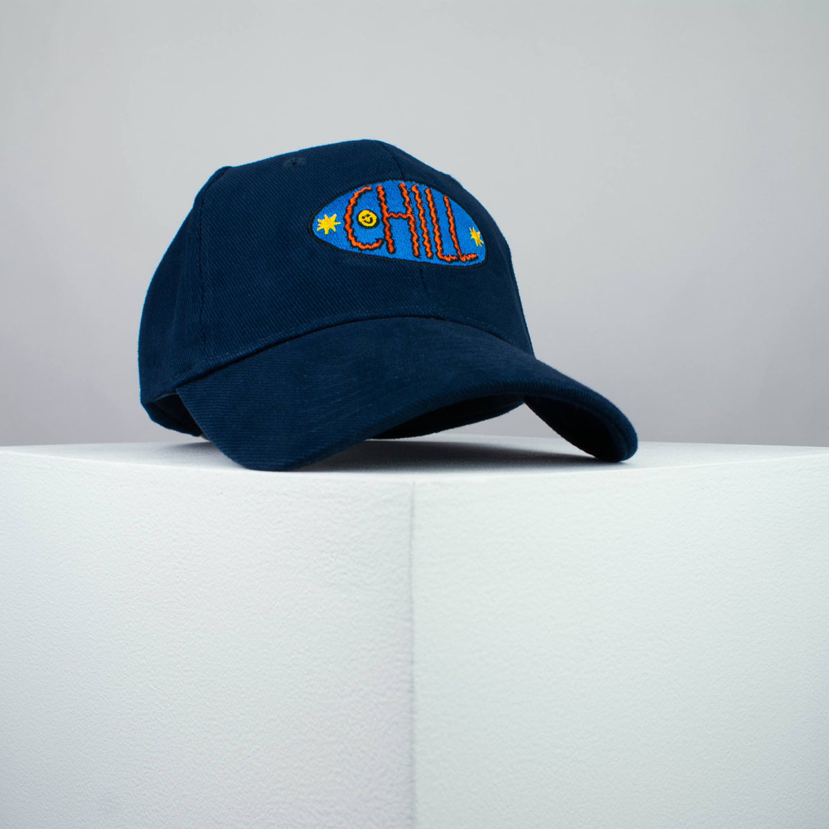 Chill embroidered baseball cap (8 hat colours) / 90s / retro / vintage / rainbow / embroidery / patch / hat / dad hat / cap / iron on patch / embroidered patch / badge / applique / embroidered / punk patches / trucker hat / snapback / caps / dad hats / baseball hat / mens hat / womens hat / embroidered hat / dad cap / embroidered cap 1
