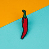 Chilli iron on patch / food / patches / vegan / embroidery / patch / enamel pin / pin / embroidered patch / back patch / patches for jackets / badge / applique / embroidered / feminist patch / punk patches / iron on patches / punk patch / band patches / backpatch / patches iron on / appliques / sew on patch / jacket patch