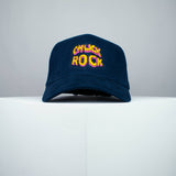 Chuck Rock Nintendo Gameboy game embroidered baseball cap navy / retro / vintage / gamer / gaming / embroidery / patch / hat / dad hat / cap / iron on patch / embroidered patch / badge / applique / embroidered / punk patches / trucker hat / snapback / caps / dad hats / baseball hat / mens hat / womens hat / embroidered hat / dad cap / embroidered cap
