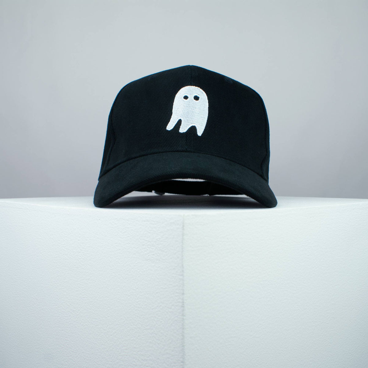 Crazy Ghost embroidered baseball cap black / halloween / spooky / costume / cute / embroidery / patch / hat / dad hat / cap / iron on patch / embroidered patch / badge / applique / embroidered / punk patches / trucker hat / snapback / caps / dad hats / baseball hat / mens hat / womens hat / embroidered hat / dad cap / embroidered cap