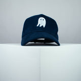 Crazy Ghost embroidered baseball cap navy / halloween / spooky / costume / cute / embroidery / patch / hat / dad hat / cap / iron on patch / embroidered patch / badge / applique / embroidered / punk patches / trucker hat / snapback / caps / dad hats / baseball hat / mens hat / womens hat / embroidered hat / dad cap / embroidered cap