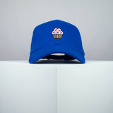 Cupcake embroidered baseball cap blue / cake / gift / food / embroidery / patch / hat / dad hat / cap / iron on patch / embroidered patch / badge / applique / embroidered / punk patches / trucker hat / snapback / caps / dad hats / baseball hat / mens hat / womens hat / embroidered hat / dad cap / embroidered cap