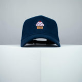 Cupcake embroidered baseball cap navy / cake / gift / food / embroidery / patch / hat / dad hat / cap / iron on patch / embroidered patch / badge / applique / embroidered / punk patches / trucker hat / snapback / caps / dad hats / baseball hat / mens hat / womens hat / embroidered hat / dad cap / embroidered cap