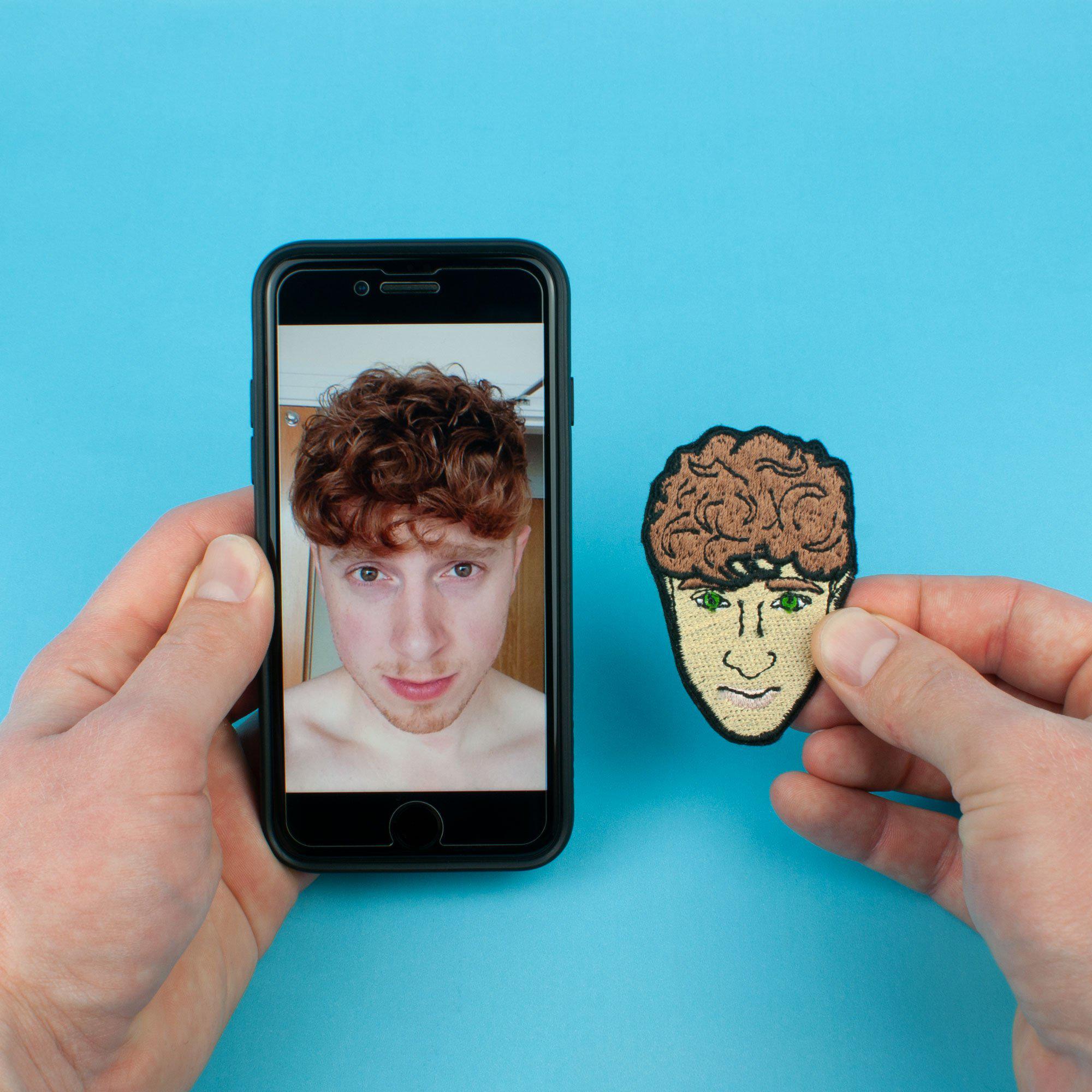 Custom Face Iron on Patch