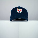 Cute Corgi hearts embroidered baseball cap navy / dog lover / puppy / pet / welsh / embroidery / patch / hat / dad hat / cap / iron on patch / embroidered patch / badge / applique / embroidered / punk patches / trucker hat / snapback / caps / dad hats / baseball hat / mens hat / womens hat / embroidered hat / dad cap / embroidered cap