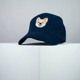 Cute Corgi wink embroidered baseball cap (8 hat colours) / dog lover / puppy / pet / welsh / embroidery / patch / hat / dad hat / cap / iron on patch / embroidered patch / badge / applique / embroidered / punk patches / trucker hat / snapback / caps / dad hats / baseball hat / mens hat / womens hat / embroidered hat / dad cap / embroidered cap 2