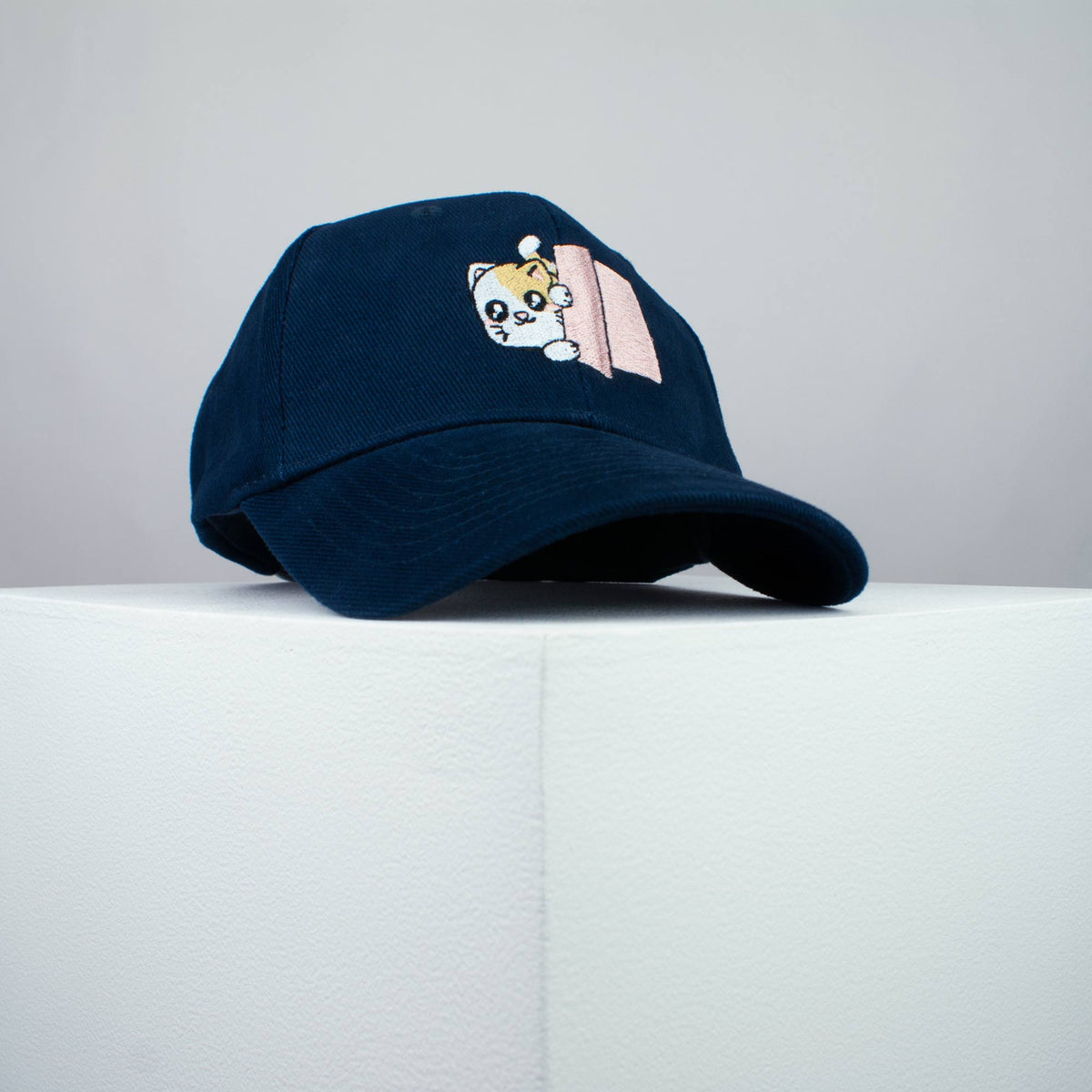 Cute Nosey Kitty embroidered baseball cap (8 hat colours) / cat / kitten / pet / dog / embroidery / patch / hat / dad hat / cap / iron on patch / embroidered patch / badge / applique / embroidered / punk patches / trucker hat / snapback / caps / dad hats / baseball hat / mens hat / womens hat / embroidered hat / dad cap / embroidered cap 1