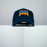 Dinner is ready soon / Doom embroidered baseball cap navy / SNES / nintendo / N64 / gaming / gamer / embroidery / patch / dad / hat / cap / clothing // Hatty Hats / iron on patch / dad hat embroidered patch / badge / applique / embroidered / punk patches / trucker hat / snapback / caps / dad hats / baseball hat / mens hat / womens hat / embroidered hat / dad cap / embroidered cap