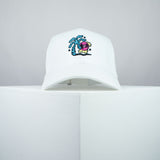Disco Palm embroidered baseball cap white / happy hippie / boho / bohemian / beach / embroidery / patch / hat / dad hat / cap / iron on patch / embroidered patch / badge / applique / embroidered / punk patches / trucker hat / snapback / caps / dad hats / baseball hat / mens hat / womens hat / embroidered hat / dad cap / embroidered cap