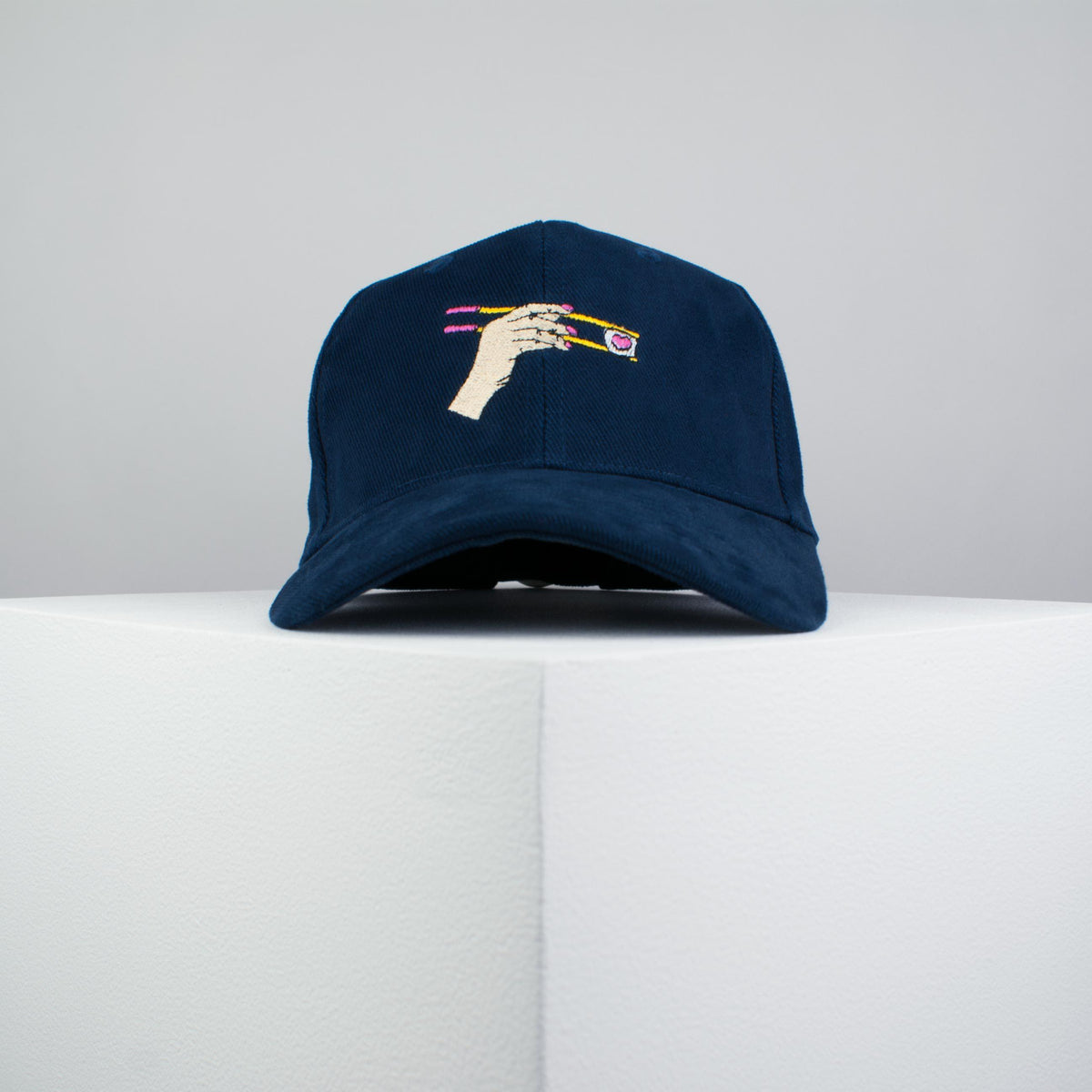Eat sushi embroidered baseball cap navy / japanese / patches / food / embroidery / patch / hat / dad hat / cap / iron on patch / embroidered patch / badge / applique / embroidered / punk patches / trucker hat / snapback / caps / dad hats / baseball hat / mens hat / womens hat / embroidered hat / dad cap / embroidered cap / website