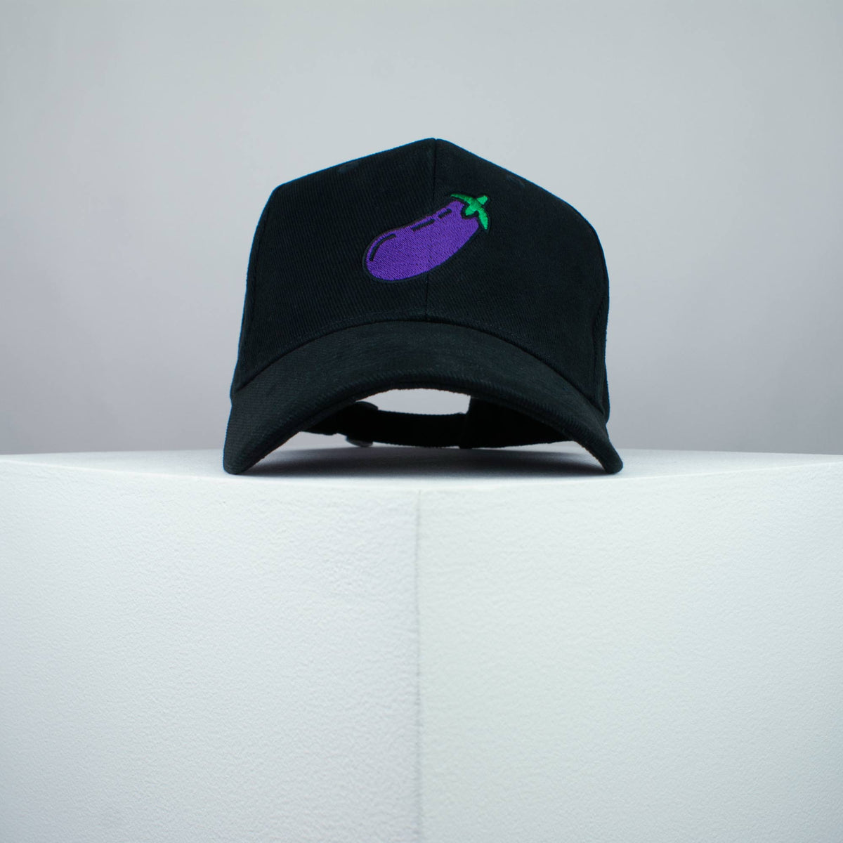 Eggplant embroidered baseball cap black / aubergine / vegetable / emoji / vegan / embroidery / patch / hat / dad hat / cap / iron on patch / embroidered patch / badge / applique / embroidered / punk patches / trucker hat / snapback / caps / dad hats / baseball hat / mens hat / womens hat / embroidered hat / dad cap / embroidered cap