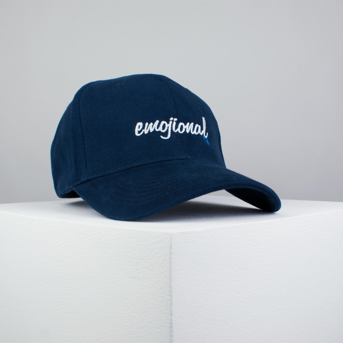Emojional embroidered baseball cap navy / emoji / patches / feminist / embroidery / patch / hat / dad hat / cap / iron on patch / embroidered patch / badge / applique / embroidered / punk patches / trucker hat / snapback / caps / dad hats / baseball hat / mens hat / womens hat / embroidered hat / dad cap / embroidered cap / website 1