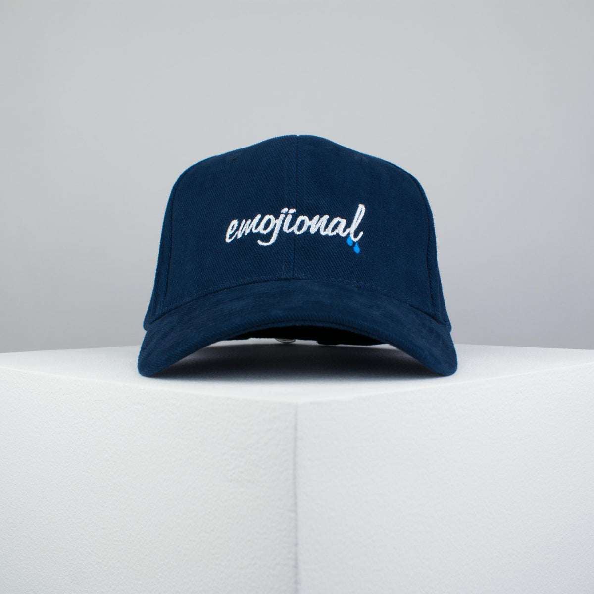 Emojional embroidered baseball cap navy / emoji / patches / feminist / embroidery / patch / hat / dad hat / cap / iron on patch / embroidered patch / badge / applique / embroidered / punk patches / trucker hat / snapback / caps / dad hats / baseball hat / mens hat / womens hat / embroidered hat / dad cap / embroidered cap / website