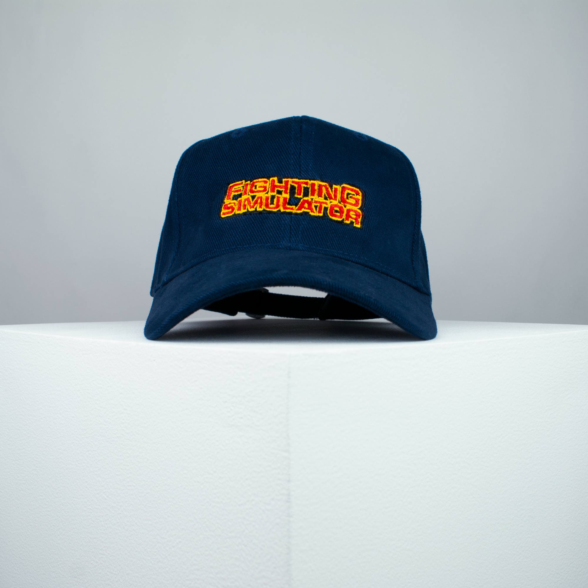 Fighting Simulator Nintendo Gameboy game embroidered baseball cap navy / retro / vintage / gamer / gaming / embroidery / patch / hat / dad hat / cap / iron on patch / embroidered patch / badge / applique / embroidered / punk patches / trucker hat / snapback / caps / dad hats / baseball hat / mens hat / womens hat / embroidered hat / dad cap / embroidered cap
